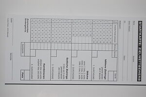 Startkarte Zielschießen